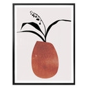 Plakat Kubistika - Zimowe kwiaty