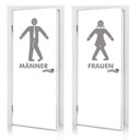 Wandtattoo Toilettenmännchen