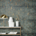 Papier peint texturé intissé anthracite Natural Opulence