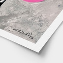 Poster Chewing-gum Rose Street Art - Habib