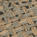 Tapeta z włókniny Jan Studio Sense & Surface splot brązowo-szary - Stud!o splot rattan czarny
