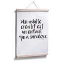 Plakat -Un adulte créatif