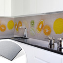 Küchenrückwand - Alu-Dibond-Silber - Limonaden Rezept