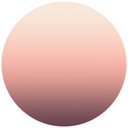 Ombre Sunset - Fototapeta okrągła - tapeta flizelinowa/tapeta flizelinowa samoprzylepna