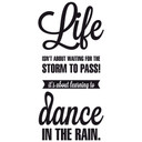 Life isn't about....wallsticker