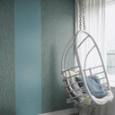 Rasch Kalahari Papier peint intissé uni turquoise 