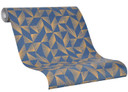 Vliestapete Grafisch Modern in Blau 