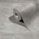 Papel pintado no tejido aspecto escayola, aspecto hormigón liso geométrico mate en gris