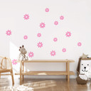 Wallsticker Blomster sæt 4