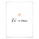 Plakat Confetti & Cream - Te amo
