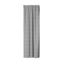 Vorhang mit verdeckten Schlaufen - Gardine beige silber - Vorhang blickdicht