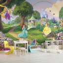Papier Peint Photo -  Disney Princesses Rainbow