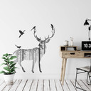 Wallsticker Rådyrs silhuet