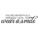 Wallsticker - Wear a smile