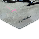 Glasbild Tänzer Streetart Freedom Within - Habib - 40x60 cm