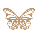 Dekoracja zwierzęca motyl - MDF natura