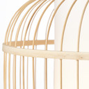 Pendelleuchte Charlie, braun, 150 x 40 cm, Bambus Pendellampe