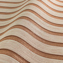 Papel pintado no tejido escandinavo efecto madera beige bronce metalizado ligeramente brillante