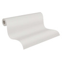 Papel pintado tejido-no tejido liso aspecto lino gris - papel pintado texturado autoadhesivo