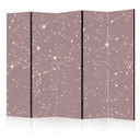 Paravent, Raumteiler freistehend, Trennwand - Night Sky: Artistic Constellations