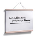 Poster Hier sollte etwas großartiges hängen