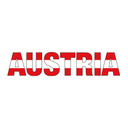 Sticker mural - Inscription Austria