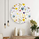 Tableau sur alu-Dibond UN Designs - Fleurs séchées - Rond