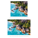 Papier peint photo Côte rocheuse tropicale des Seychelles - Colombo