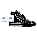 Wallsticker Sneaker