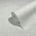 Grafisk tapet, non-woven tapet Novamur Jackie hvid, grå