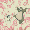 Non-woven tapet - Dance the Jungle - 250 x 280 cm
