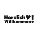 Wandtattoo Herzlich Willkommen 3