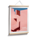 Plakat Wride - La Muralla Roja - Różowa architektura