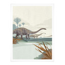 Plakat Brown - Diplodocus