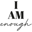 Wallsticker Spiegel Sticker I am enough