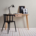 Blæst vinyltapet sølvhvid - non-woven tapet A.S. Création