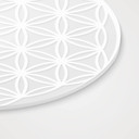Akrylglasbillede, vinduesbillede til at hænge op Flower of life - rund