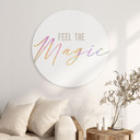 Dibond vægdekoration Feel the magic – print på aluminium (Alu-Dibond)