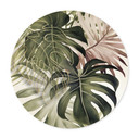 Plakat Tropical Leaves Boho - Haase - okrągły