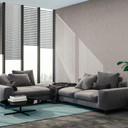 Tapeta włókninowa Livingwalls New Walls Loft Living gładka tapeta szara, biała
