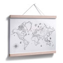 Plakat mapa świata - Z dawnych czasów