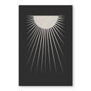 Tableau sur verre Orara Studio - Lune minimaliste