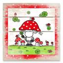 Holzbild sheepworld Glücksbringer - 40x41,5 cm