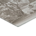 Kookplaat afdekplaat landschap met tuinlandschap in beige - Ms Tiff