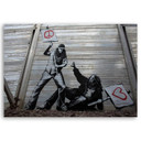 Canvasbillede, Banksy graffiti