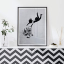 Plakat Banksy - Shop Until You Drop