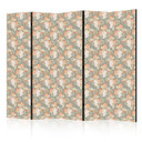 Paravent, Raumteiler freistehend, Trennwand - Little Bouquets - Exotic Flora