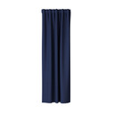 Homing Fertigschal mit verdeckten Schlaufen Galdin blau -  2,45 x 1,4 m