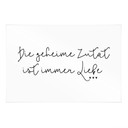 Stoffbild Die geheime Zutat ist immer Liebe