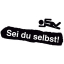 Wandtattoo Sei du selbst... 01 (2-farbig)